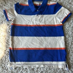 Old Navy Kids Polo with Blue and Orange Stripes